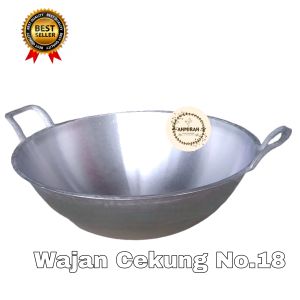Katel Cekung Wajan Cekung Wajan Kuali Penggorengan NO 18 20 22 Dan 24 Katel Kuat Wajan Besar