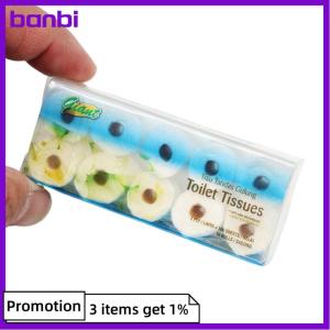 banbi ม้วนกระดาษทิชชู่ขนาดเล็กสำหรับตกแต่งบ้านตุ๊กตาอุปกรณ์ตกแต่งห้องน้ำใน1 12