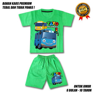 SETELAN ANAK LAKI LAKI BUS TAYO BAHAN PREMIUM / SETELAN ANAK LAKI LAKI USIA 0-10 TAHUN / BAJU ANAK LAKI LAKI / SETELAN ANAK LAKI LAKI