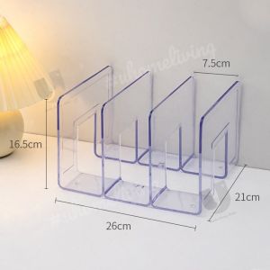 [Local Seller] Stackable Bag Storage Box Transparent Divider Handbag Storage Rack Wardrobe Organizer Sorting Cabinet