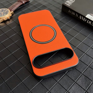 Luxury Lychee Pattern Leather PC Magnetic Phone Case For Google Pixel 10 9 8 Pro XL 8A 7 7A 6 6A 5A Shockproof Protector Cover