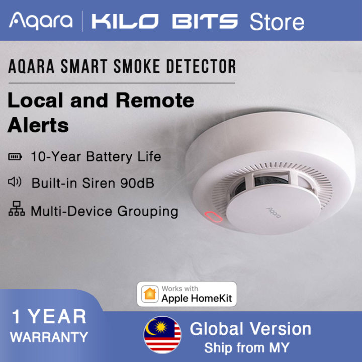 Aqara Smart Smoke Detector Global Version Zigbee Smart Fire Alarm