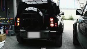 mv1 Rear Bumper Brake Light Lamp For Land Rover Defender 90 110 130 2020-2025 Modification High Light LED Backup Turn Signal Light K7R9Z