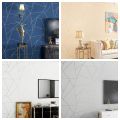Supermax Wallpaper  grey Checkered 5D Triangle Design Quality Self Adhesive Waterproof PVC Wall Sticker Decor Decoration Paper Design For Closet Cabinet Door Table Furniture Home Office Living Room Bedroom Toilet Bathroom Restaurant Background. 