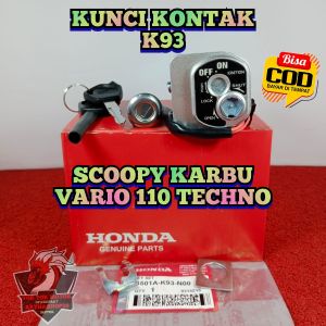KUNCI KONTAK SET SPAREPART ONDERDIL MOTOR HONDA VARIO 110 TECHNO SCOOPY KARBU K93 KUALITAS ORIGINAL