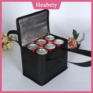 Heabety Ngoài trời mát hộp xách tay nhiệt cách điện Túi lạnh cắm trại thực phẩm uống Bento Túi BBQ Zip gói Dã Ngoại Nguồn cung cấp