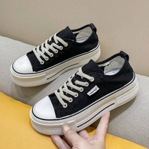 Minangstore.id Jinkyung Sepatu Sneakers Kanvas Wanita Korean Style Import Bisa COD GRATIS ONGKIR