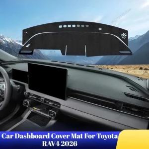 dncnf Car Dashboard Cover Mat Dash Board Sun Shade Pad Artificial Leather sun-proof Accessories For TOYOTA RAV4 2026 Pad 4P7H5