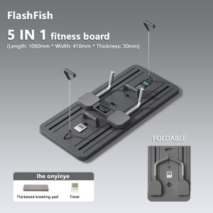 Flashflsh Abdominal Board Fitness Board Foldable Web Belly Roller Abs Home Fitness Core Abdominal Trainers