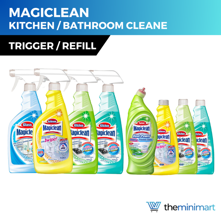Magiclean Kitchen Bathroom Glass Cleaner 400ml/500ml/600ml/650ml/750ml