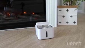 UrPet V.5 น้ำพุสัตว์เลี้ยงไร้สาย UV ฆ่าเชื้อโรค แบตเตอรี่ 7000 mAh น้ำพุแมวไร้สาย