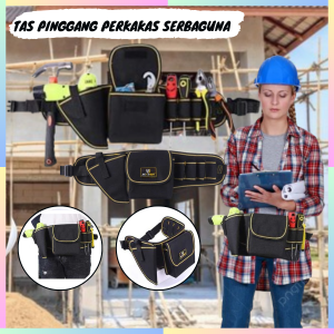 FAST DELIVERY JIEKE Tas Perkakas Pinggang Tukang Bangunan Bahan Kuat Serbaguna Waist Pocket Tool Bag