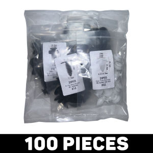 100 Pcs Car Fastener Clips Car Body Push Retainer Retainer Pin Rivet for Door Panel Fender Liner Bumper Fender Trim Plastic Mixed Car Clips