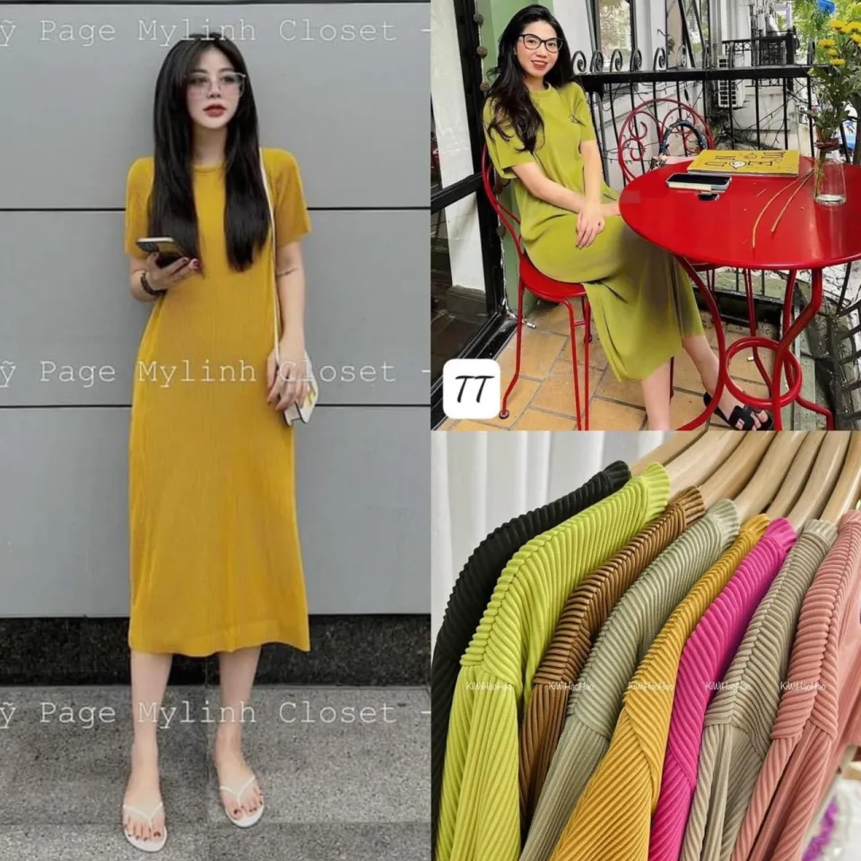 Đầm Suông Chữ A Silk Lụa In Hoa Tay Lỡ Kiểu Đầm Suông Nhiều Mẫu Size Lớn  Cho Người Mập - Đầm suông | ThờiTrangNữ.vn