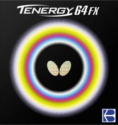 Butterfly | Tenergy 64 FX | Table Tennis Rubber | 2.1 Thickness | Black / Red Colour | SG Distributor