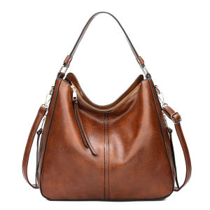 SmallAnt Gelandangan Tas Kulit Wanita Tas Tangan Wanita Santai Tas Bahu Fashion Dompet Vintage Bolsas Kapasitas Besar Tote bag