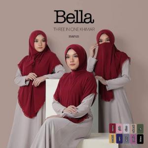 KRUDUNG INSTAN LONG ASSYA CHAPUCINO / KHIMAR WOLFICE / JILBAB SYARI KHIMAR / HIJAB KHIMAR