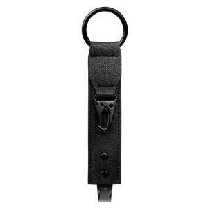WAPKTY Có thể điều chỉnh Móc treo đồ trên tựa đầu xe hơi Tiết kiệm không gian Da PU Móc treo ghế sau Móc treo túi trên ô tô Dụng cụ sắp xếp đồ dùng trong xe hơi