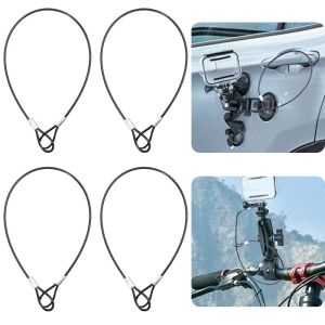 30CM Anti-lost Wire Rope Safety Rope Lanyard Hand Hanging Ropes Stainless Steel Tether Lanyard For Sports Camera GoPro 13 12 11 Accessory