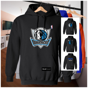 Dallas MAVS LOGO2 Black Premium DTF Hoodie Jacket | Personalized Anime Band Basketball & Motorcycle Designs