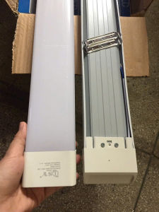 10 Bóng Đèn led bán nguyệt 60w 2 hàng led dài 1m2 sáng trắng giá tiết kiệm