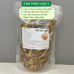100g  250g 500g Cam Thảo Sắt Lát Loại 1 Đức Thiện (Khô Sạch Thơm) - Hỗ Trợ Cải Thiện Viêm Họng Ngừa Sâu Răng