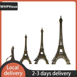 [COD] WHPHous Ship within 24 hours Retro Paris Eiffel Tower Model Home Desk Bronze Metal Statue Figurine Decor