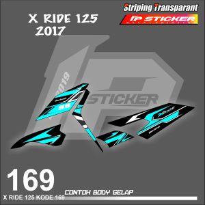 X RIDE 125 (COD) STIKER STRIPING MOTOR YAMAHA X RIDE - STIKER LIST GRAFIK SIMPLE WARNA VARIASI DESAIN RACING HOLOGRAM DAN TRANSPARAN BISA COD KODE 169