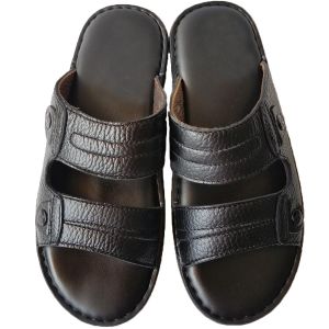 Dép Da Nam Da Bò Dép Nam 2 Quai Dép Nam Da Bò Thật Cao Cấp HKT Shop DN488