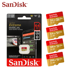 Sandisk Micro SD Card Original Extreme A2 V30 U3 SDXC Flash 128GB 256GB 512GB 1TB 2TB MicroSD Card 190MB/s TF Card for Phone Tablet