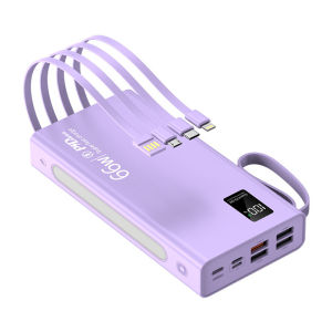 HZSUM LENTIVEN PowerBank 60000mAh 4 USB Fast Charging W66