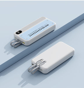 20000/30000mAh Powerbank Fast Charging 22.5W Portable Charger Power Bank Intelligent LED Digital Display Mobile Power Supply Battery Come With 2 Cables