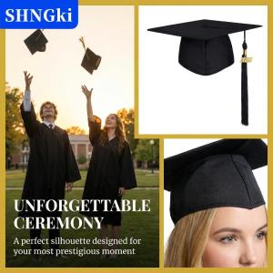 [COD] 🔥🔥🔥SHNGki Trường Trung Học Matte tốt nghiệp cap 2026 với tua mặc mortarboard hat cho lễ bắt đầu phụ kiện