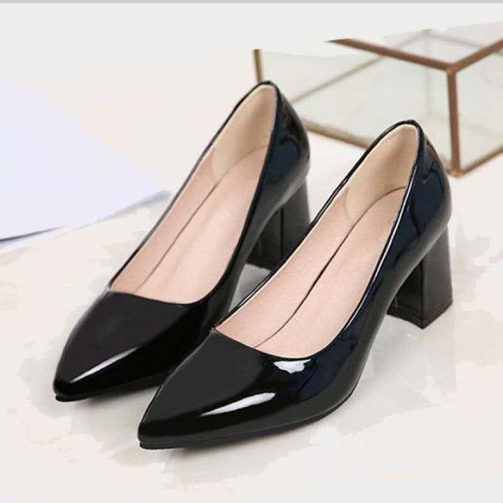 Black 3 Formal Shoes Heels - Buy Black 3 Formal Shoes Heels online in India-gemektower.com.vn
