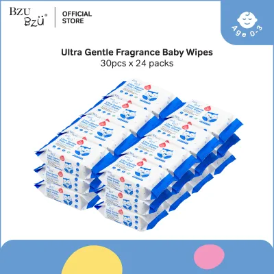 [BUNDLE DEAL] BZU BZU Ultra Gentle Baby Wipes 30pcs x24