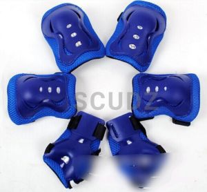 Childrens Thick 6in1 Protective Pad Knee Elbow Hand Pad Pelindung Tebal Kanak-kanak 儿童运动护具 [MALAYSIA READY STOCK]