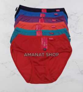 6PCS CD WANITA HONYTING TUA POLOS REMAJA DAN DEWASA M L XL XXL XXXL
