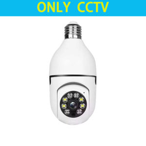 V380 Pro CCTV Bulb Camera Wireless Connect To Cellphone 360 Rotation HD 1080P indoor waterproof Night Vision With Two Way Audio and Speaker Auto Tracking Home Monitor IP Cameras