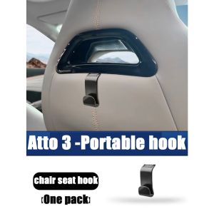 ZLWR 2PCS BYD ATTO 3/BYD dolphin/BYD seal car hook car interior storage storage behind the seats Rack of car interior supplies