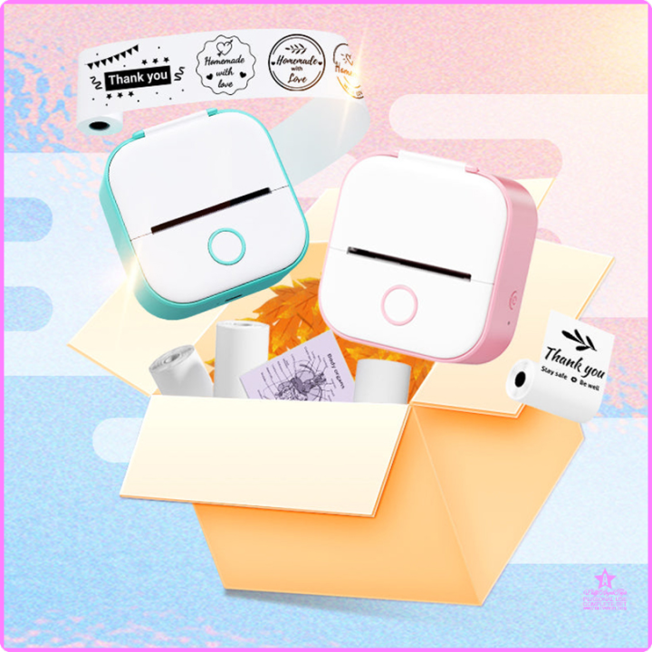 [oop007] T02 Pocket Printer (no need ink) Mini Portable Wireless