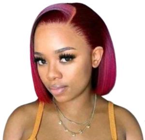 ผ้าใยสังเคราะห์สำหรับผู้หญิงทรงผมสั้นทรงตรง