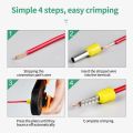Kìm Vuông Đa Năng Tự Điều Chỉnh HSC8 6-4A Gồm 1200 Chiếc Các Loại Đầu Cos Ống Tròn Cos Đầu Cos Đầu Cos Từ 0.25 - 10mm2. 
