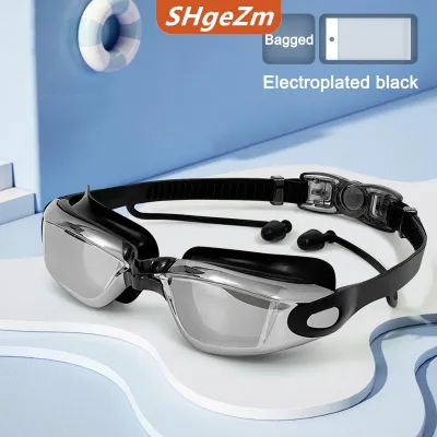 [COD] SHgeZm SPORTS Kính bơi tráng gương chống sương mù chống nước có nút bịt taimắt kiếng bơi tráng gương dành cho người lớn