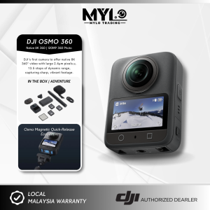 DJI Osmo 360 - 8K Revolutionary 360° Camera | 1-Inch 360° Imaging | 100-Min 8K/30fps Recording |10-bit & D-Log M