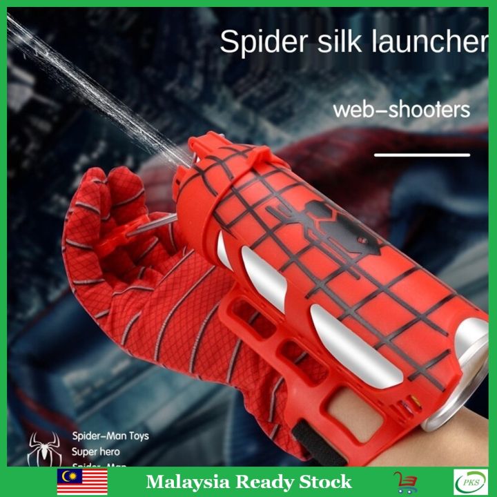 Spider-man Glove Launcher Web Shooter Toys Cosplay Spider Silk Launcher ...