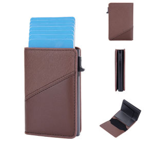 Baellerry RFID Anti Theft Card Dompet Kartu Wallet Kulit Import YBLY64