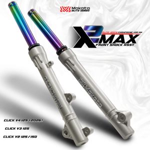 MOKOTO ELITE X2MAX FRONT SHOCK ABSORBER ASSY FOR NMAX V2V3 AEROX V3 STD/TURBO CLICK V2V3V4 MIOI125 MOTORYCLE