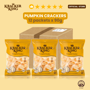 KrackerKing Pumpkin Crackers [12 pkts x 90g]