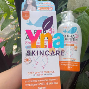Alpha Arbutin 3 Plus Collagen Lotion UV Protect 350ml  Brightening Body Lotion with Alpha Arbutin