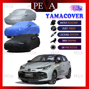 Toyota Yaris New YAMACOVER Single layer 3 Color Car Cover Full Protection Outdoor Waterproof Rain Dust Penutup Kereta Selimut